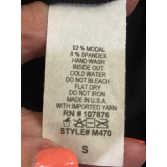 Comfy USA black knit dress, small, comfy, travel, minimalist, staple, essential - Picture 5 of 5